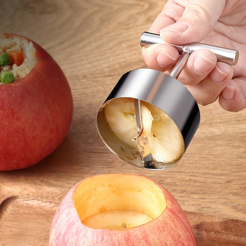 

2pcs, Stainless Steel Multifunction And Pear , Handheld Corer Tool, Easy To Use, Durable Corer Tool, Corer Tool For Various Fruits, Kitchen Tool