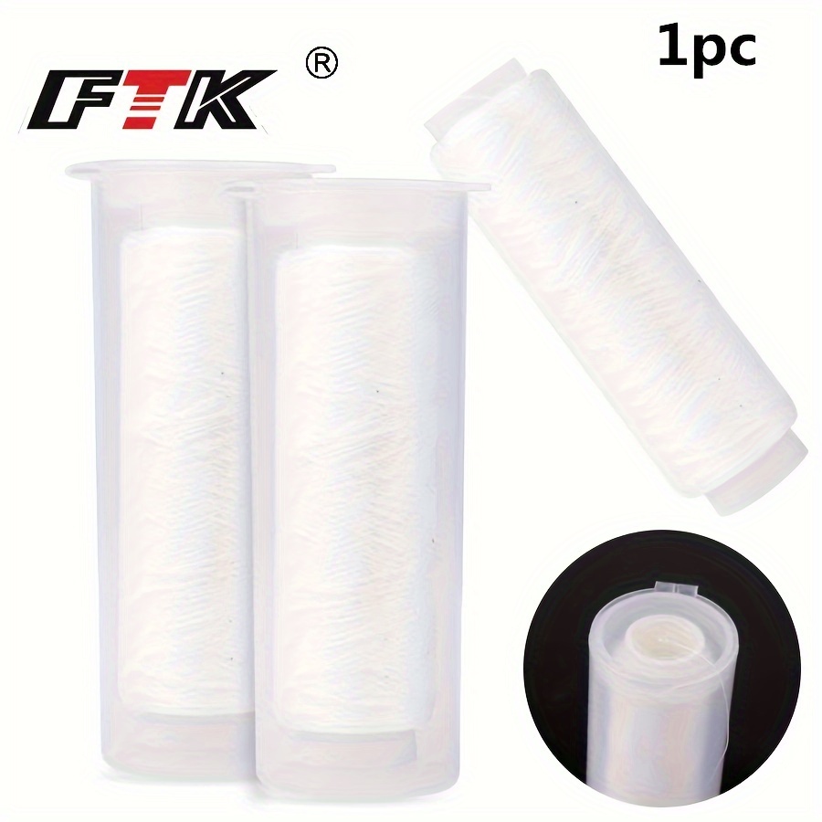 Ftk 1pc Elastic Invisible Fishing Line With Box 0.2mm 250m/273yard Per Spool Elastic Invisible Fishing Line The Bait !