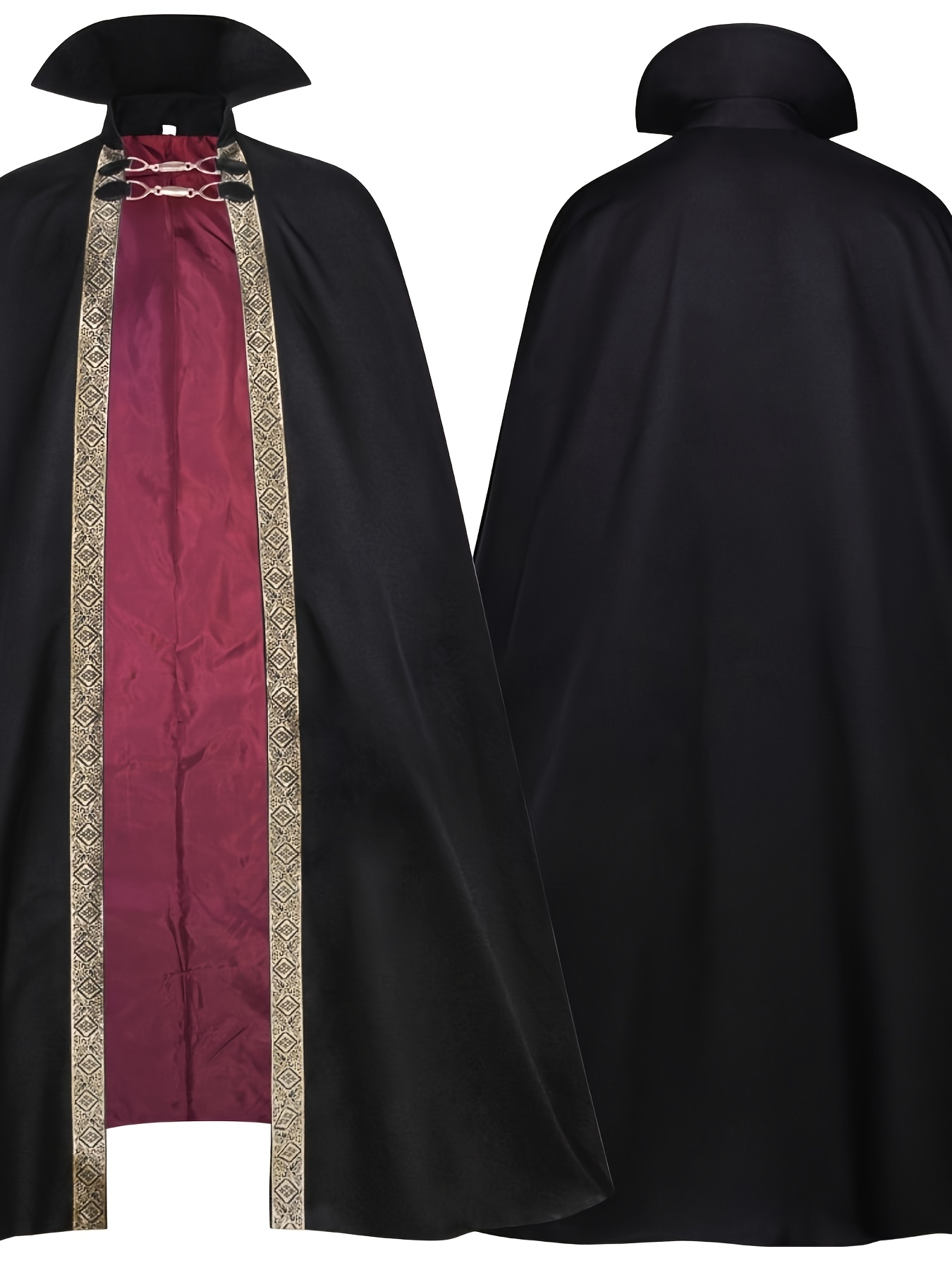 Adult Vintage Cape - Spooky Vampire Costume