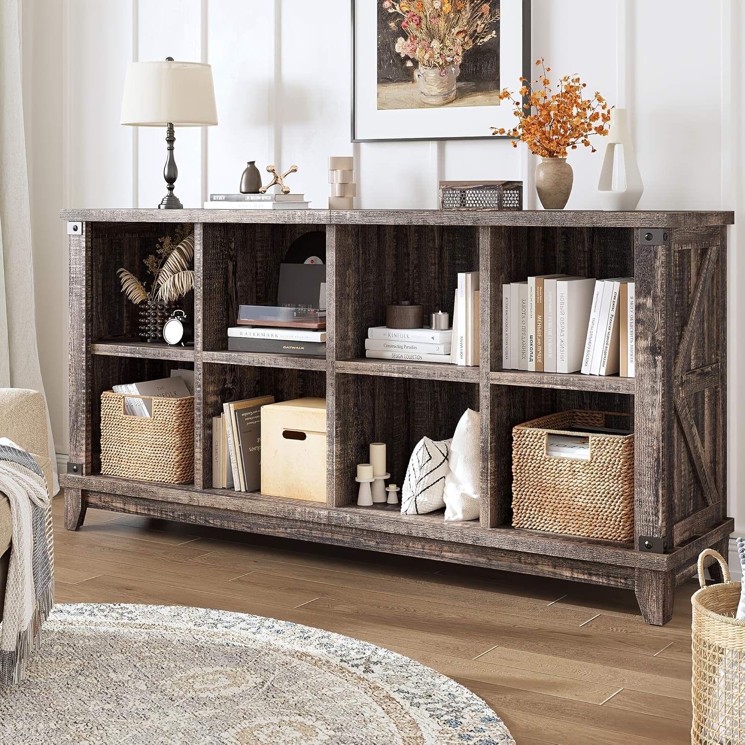 Farmhouse Cube Storage Organizer