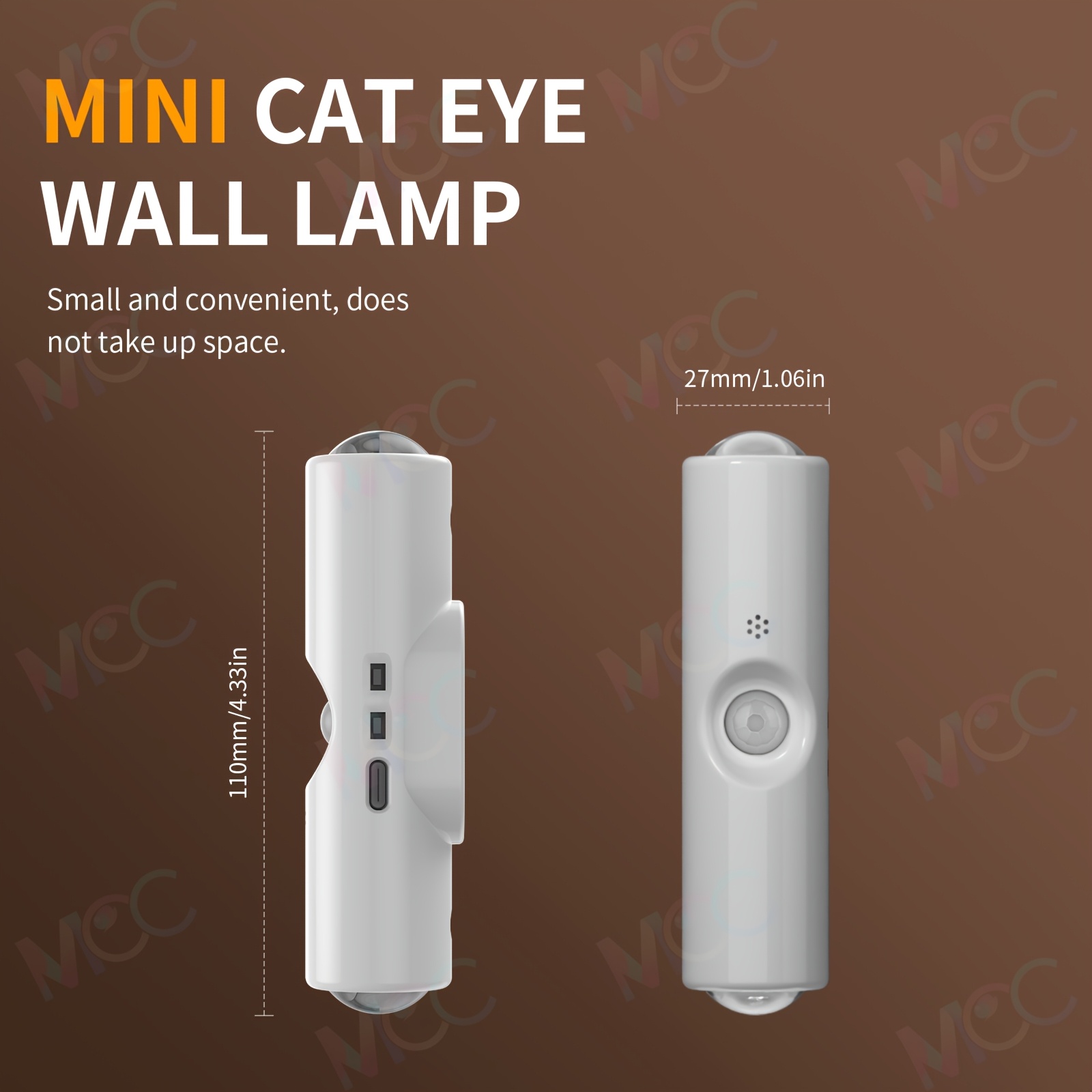 led magnetic night light dual voice motion sensor 9 colors with dimmable brightness 665mah long magnetic installation hallway bedside and storage room ambient lighting Product details 9
