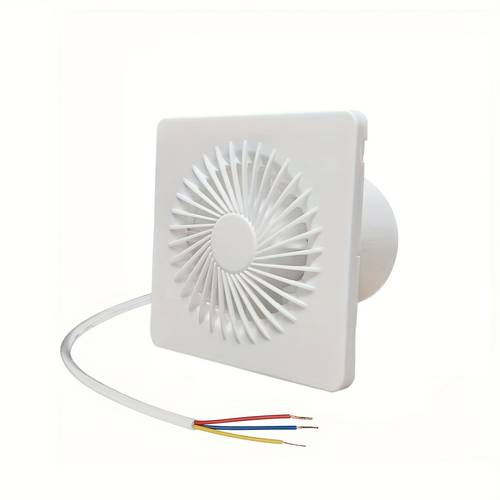 item picture 4 inch exhaust fan 15w 220 240v smoke exhaust fan wall mounted and glass mounted ventilation fan suitable for ventilation in kitchens bathrooms laundry rooms toilets chicken coops dog houses garages shopping malls and offices white