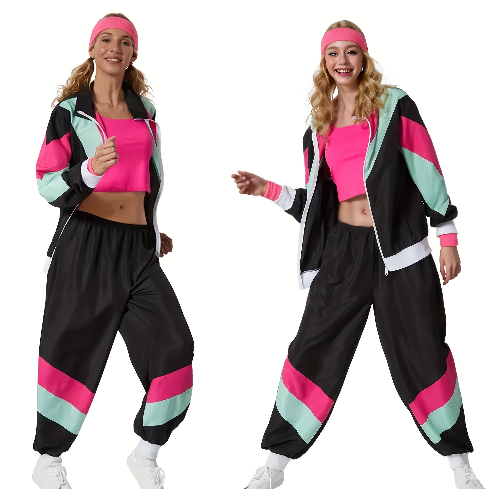 contrast striped athletic set top pants - Temu Mauritius