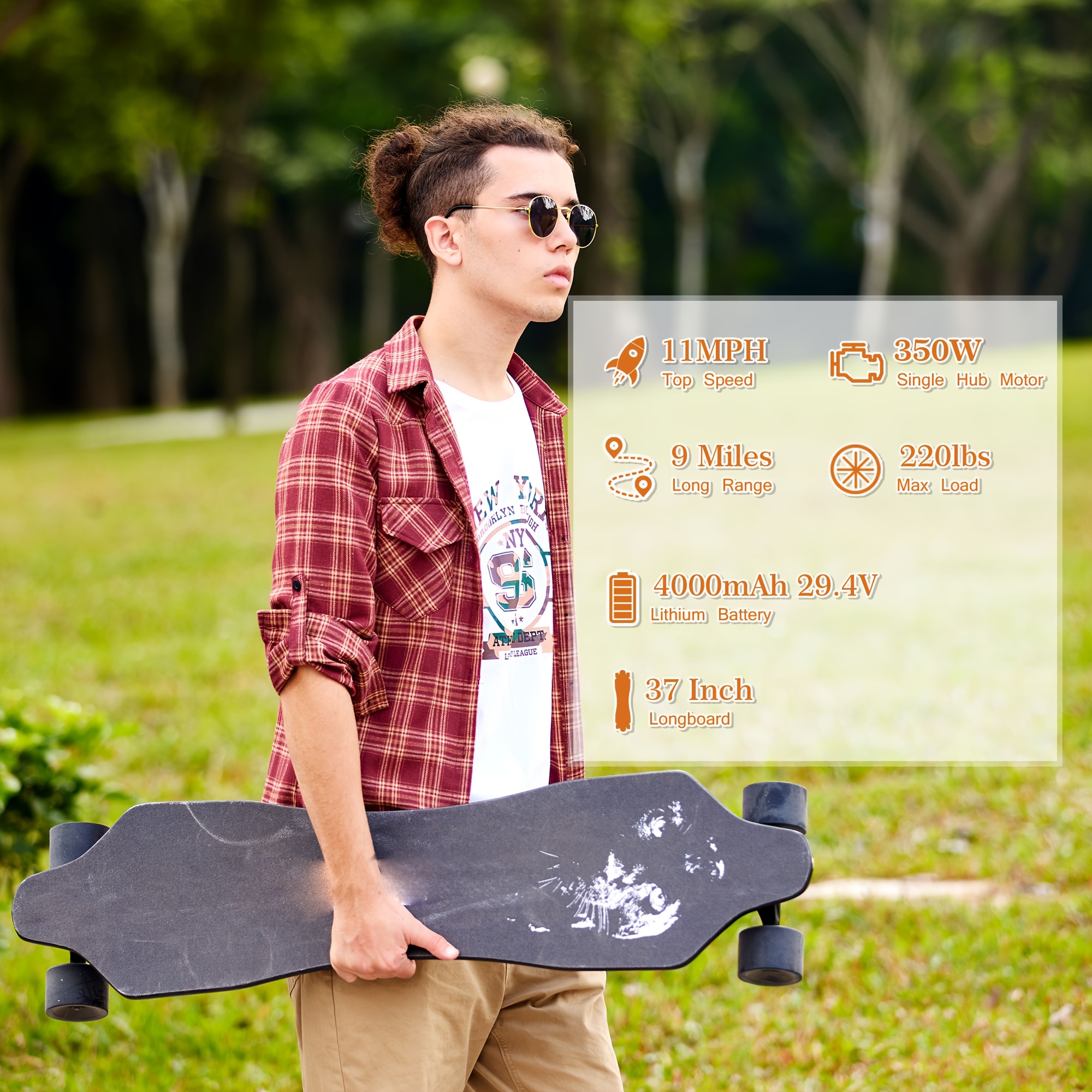 Electric Skateboard Deck Longboard Deck Electric Skateboard - Temu
