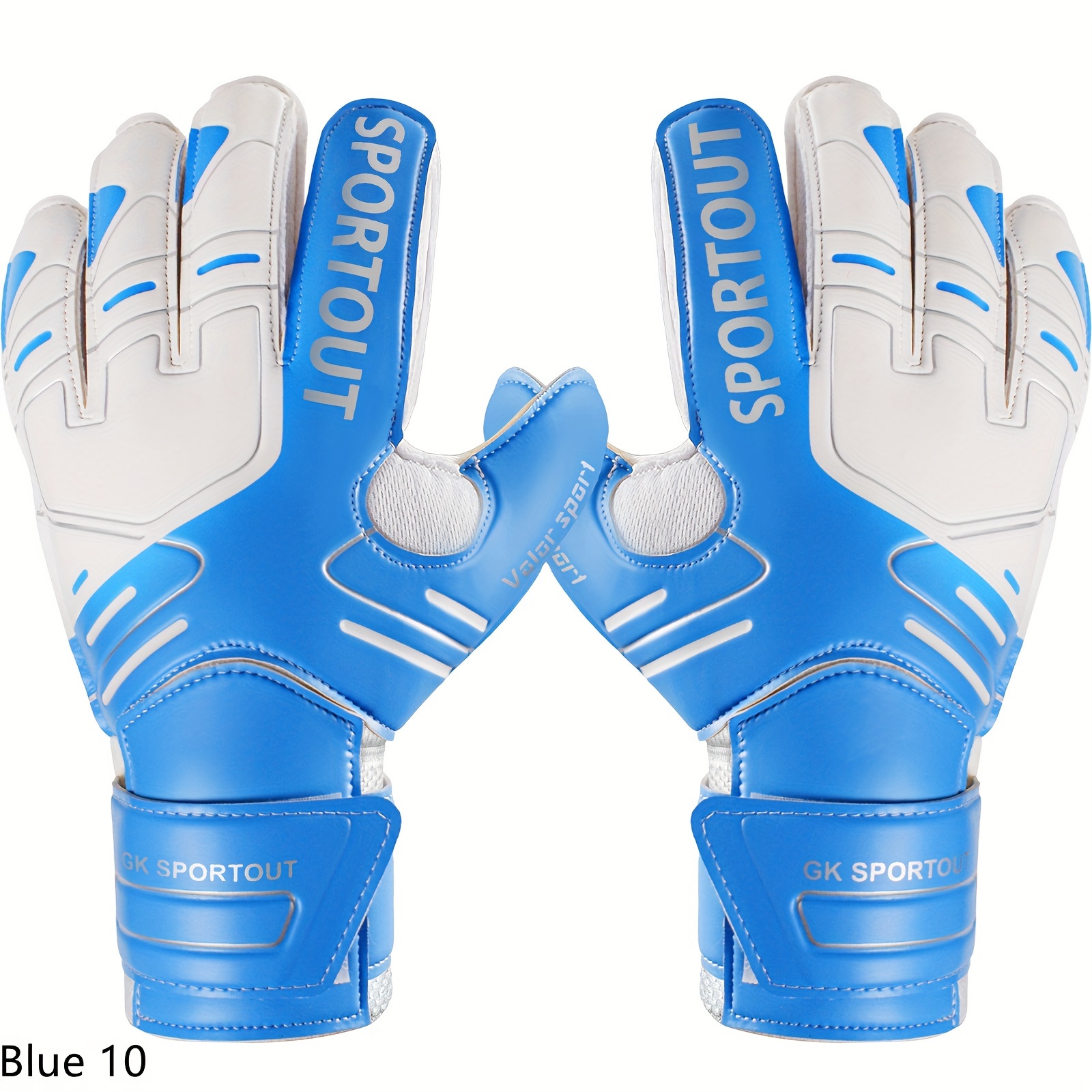 Blue deals football gloves