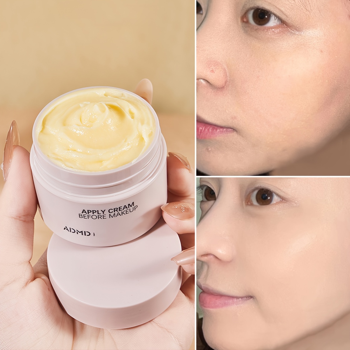 

1pc, Pre-makeup Hydrating Toning Cream, Moisturizing Primer, Even Skin Tone, Natural Bare-face Look, Nourishing Foundation Base
