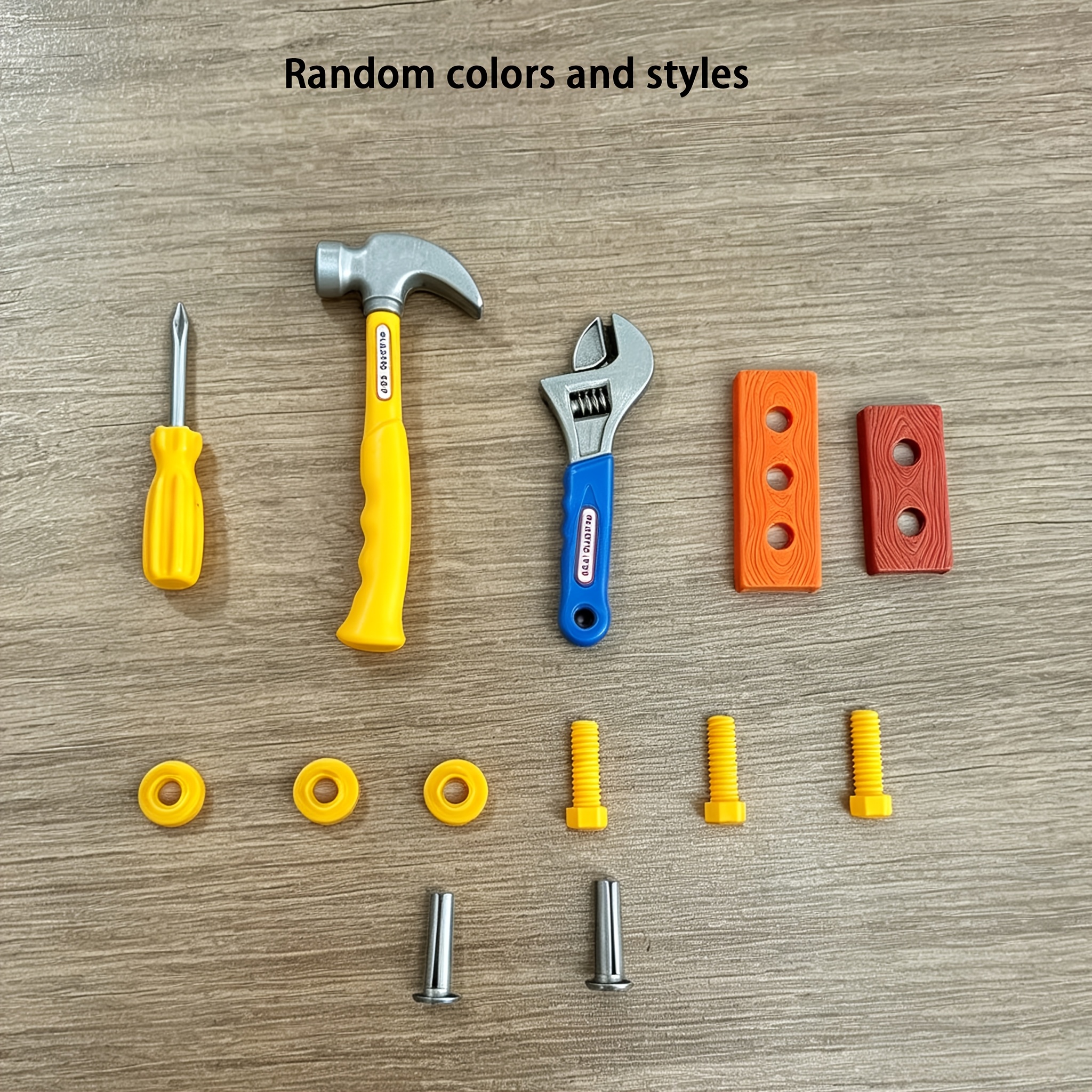 TEMU Simulation Large Size Screw Removal And Storage Tool Toy/13pcs Boys And Girls Set/holiday Gift/party Game Props/enhancing Interactivity/training