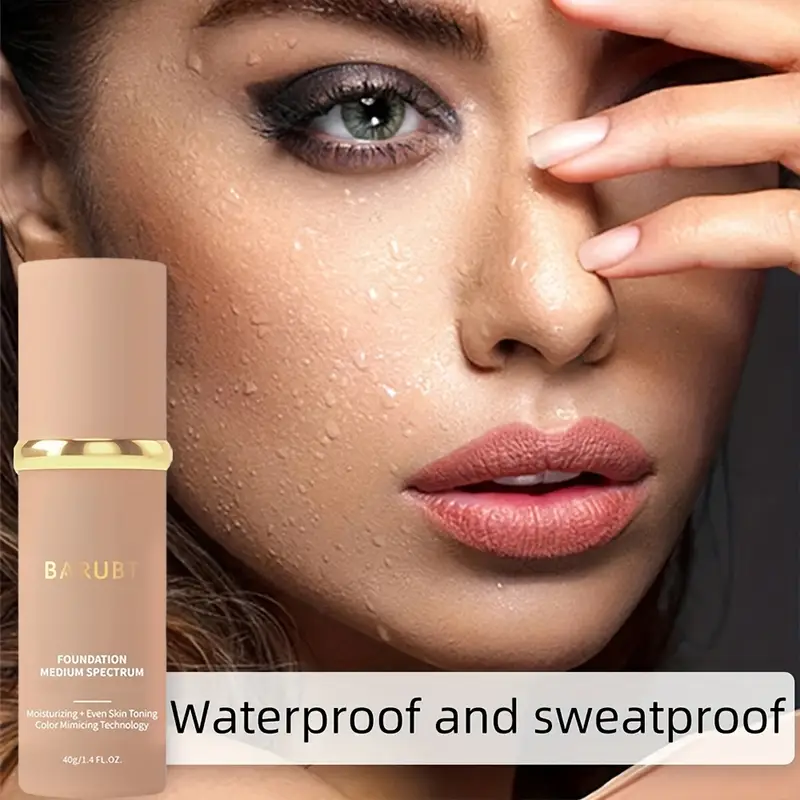 1pc/2pcs/3pcs 4in1 kleurveranderende foundation, gladstrijkt fijne rimpels met natriumhyaluronaat, hydraterend en voedend, concealer, primer, waterdicht en zweetbestendig details 4