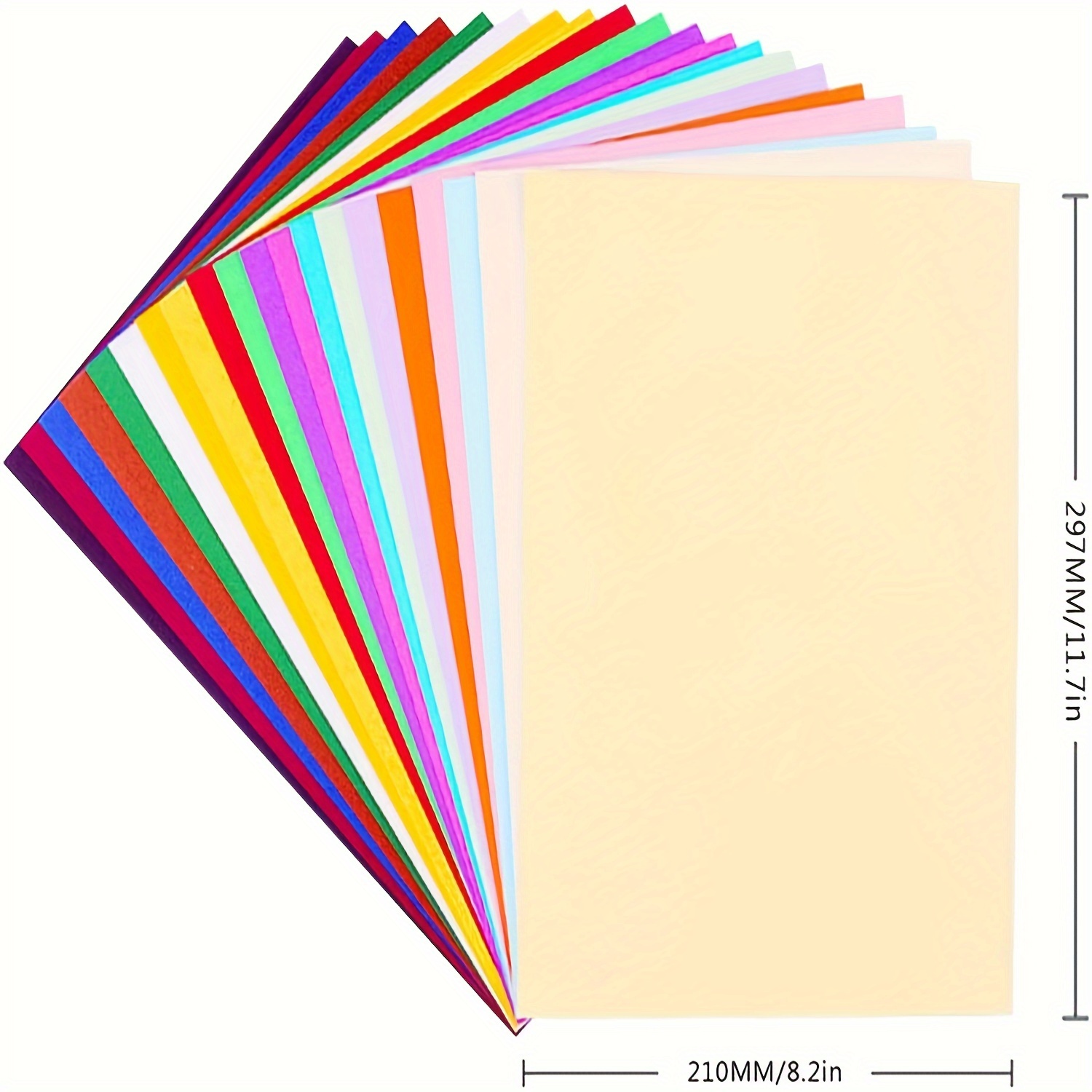 A4 Colored Cardstock 120gsm Recyclable Craft Decor Temu