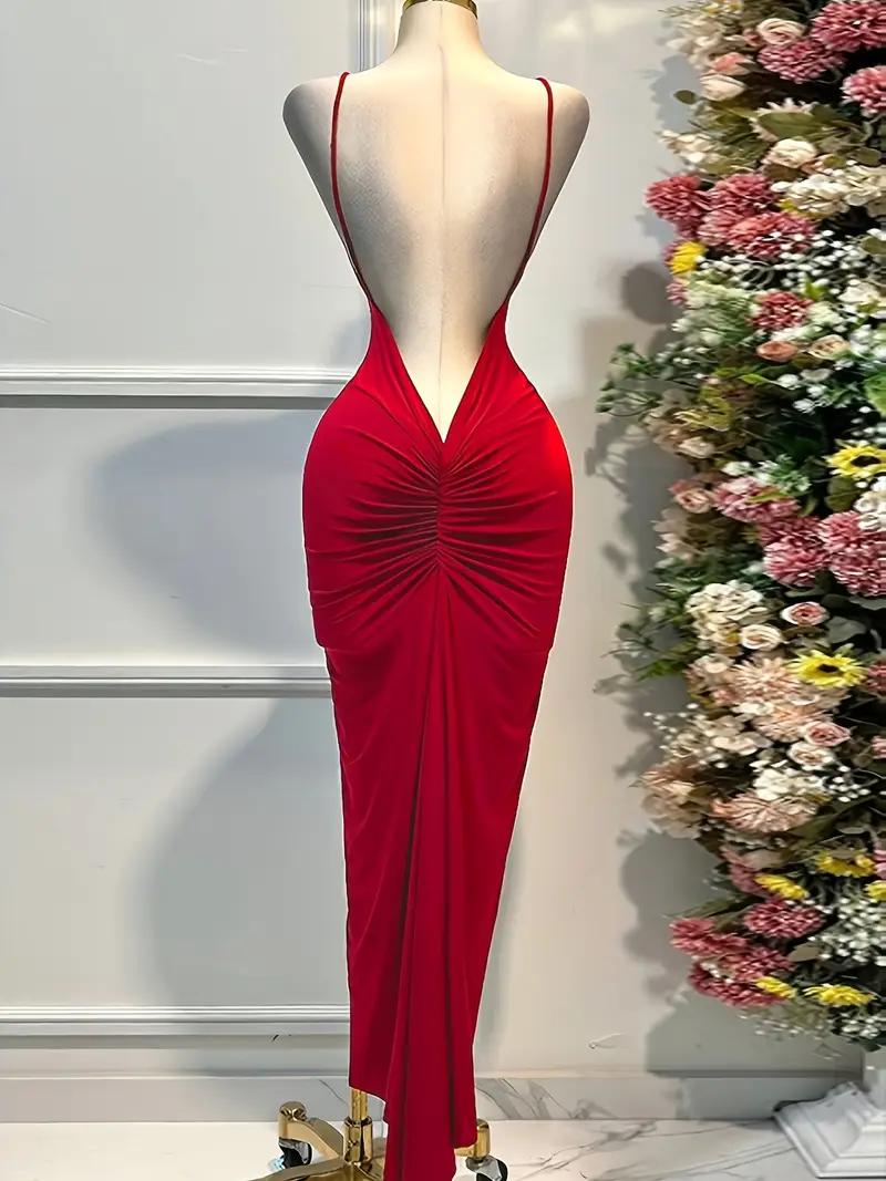 open back new years dress Kira Keyhole Open Back Maxi Dress