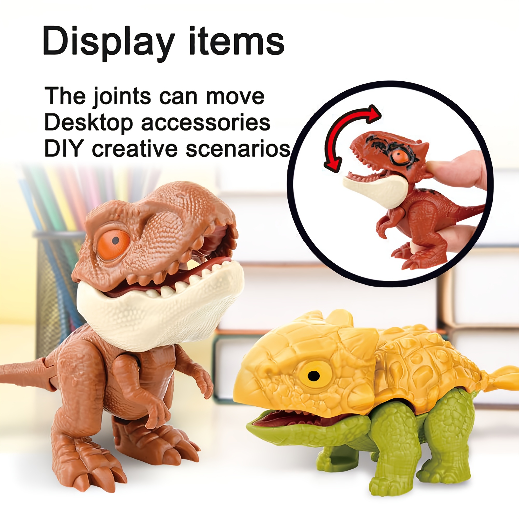 20 Dinosaur Finger Puppet Toys