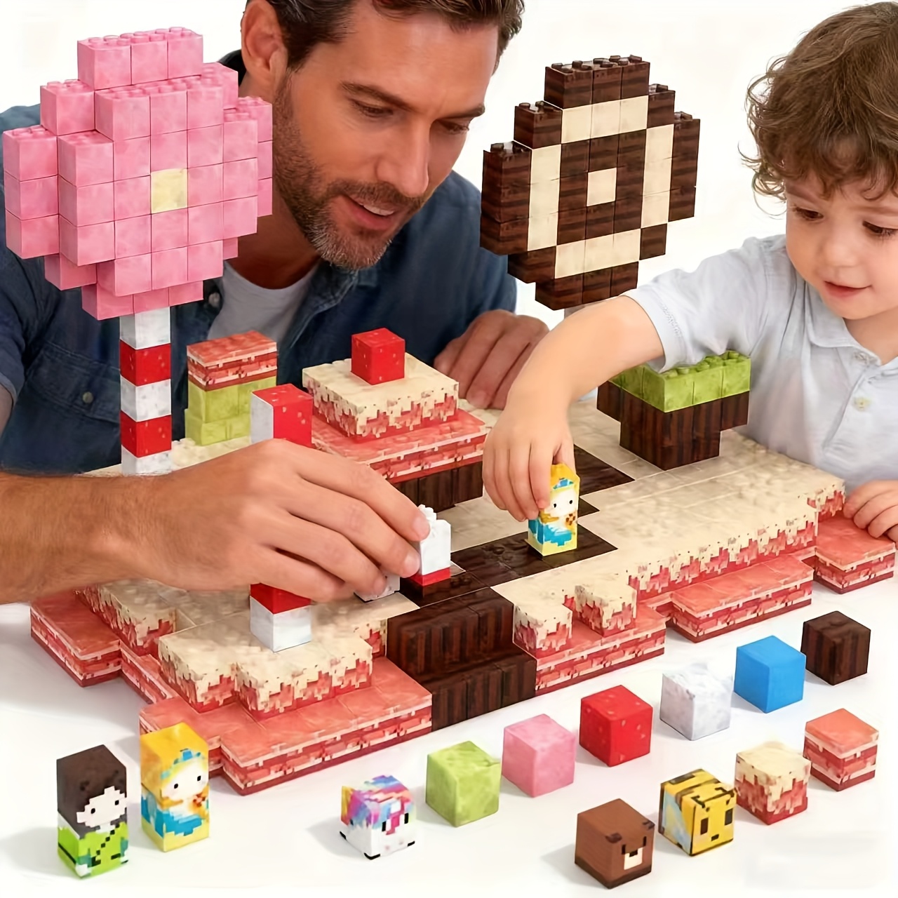 magnetic building blocks set magnetic stem sensory toy for magnetic building   birthday gift