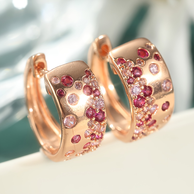Image of Yoyo Women' -plated Huggie Hoop Earrings - Circle/geometric Hoops With Coating, Wedding & Jewelry, Wear, Comfortable Huggie Fit, Gift For Bridal, Daily Or Special Occasions - Affordable Luxury