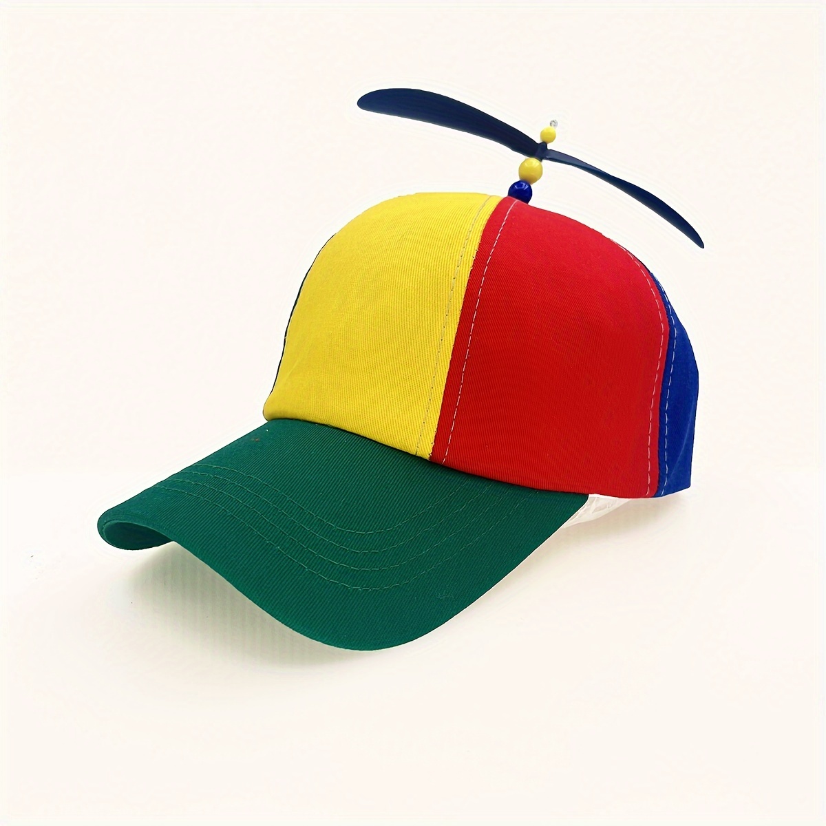 TEMU 1Pza, Gorra De Béisbol De Hélice Desmontable Creativa, Gorra De Béisbol Con Sombrilla Para Padres E Hijos De Primavera Y Verano