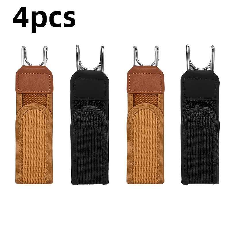 TEMU 4pcs Belt Buckles, Loose-fit Jeans Belt Buckles, Seamless Denim Buckles, Adjustable Jeans Pants Buckles, Comfortable And Stylish For Men And
