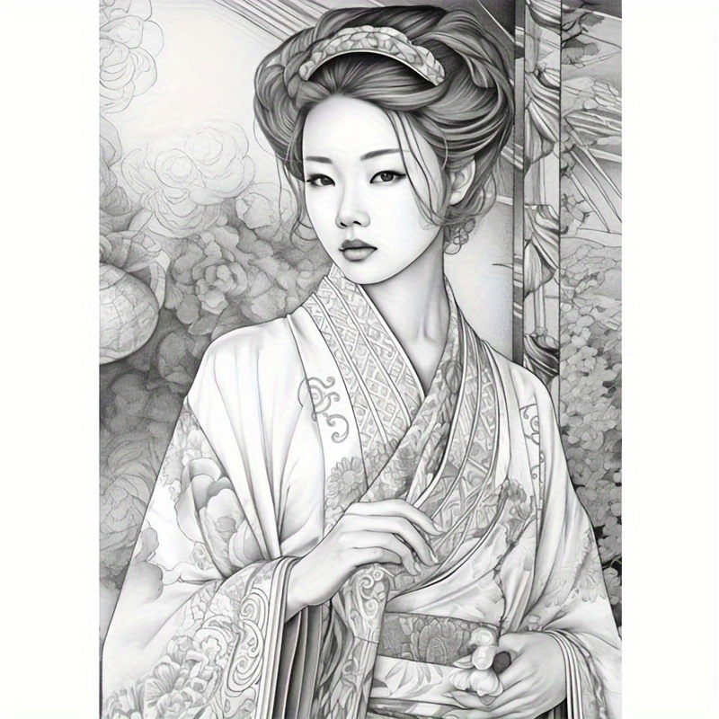 

Anime Series Woman Diamond Art Painting Kit 5d Diamond Art Set Painting With Diamond Gems, Arts And Crafts For Home Wall Decor 30x40cm/11.8x15.7in