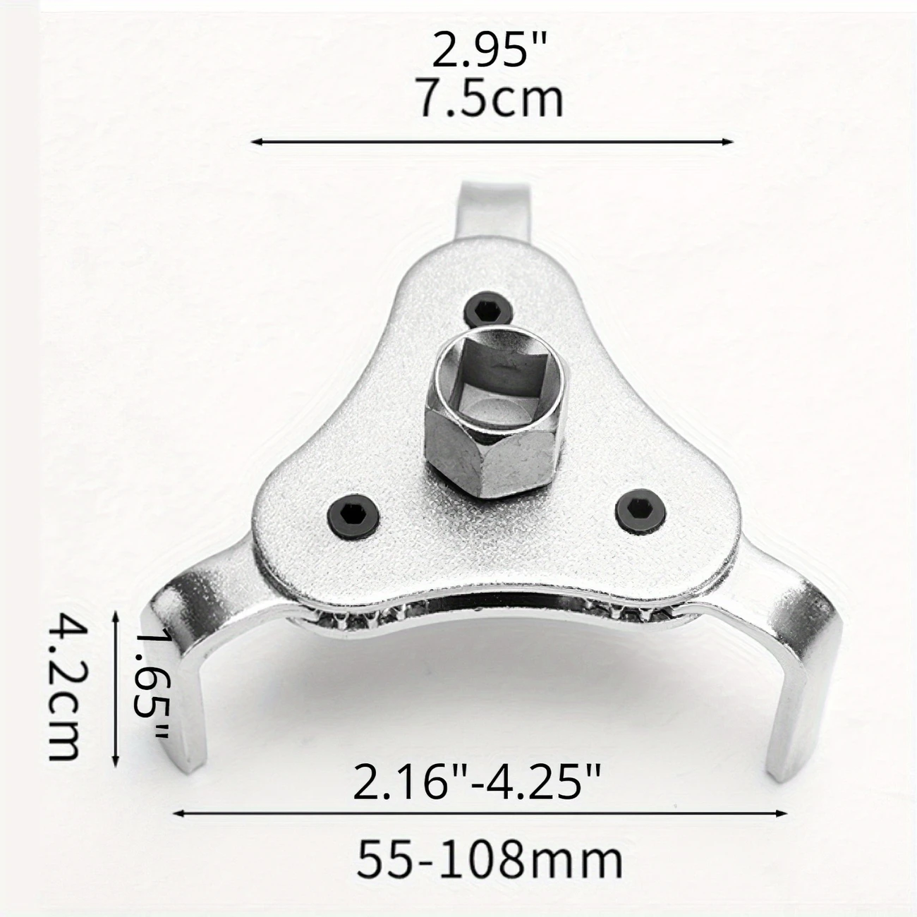 filter wrench adjustable from to 4 5 3 jaw oil filter removal tool set for cars trucks motorcycles details 5