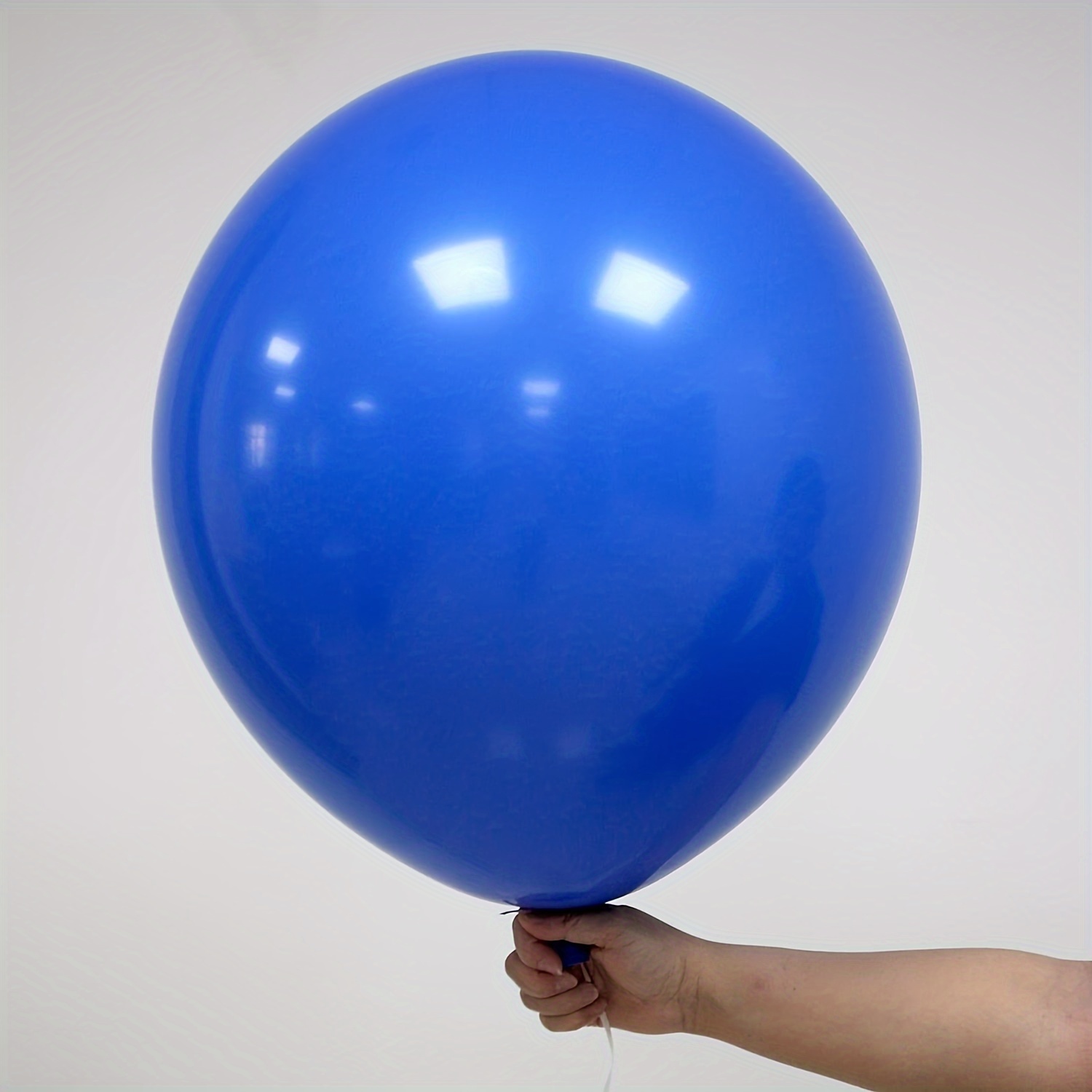 Globos azules y blancos, juego de 60 globos de color azul oscuro y blanco  con globos de confeti, globos de látex azul claro de 12 pulgadas