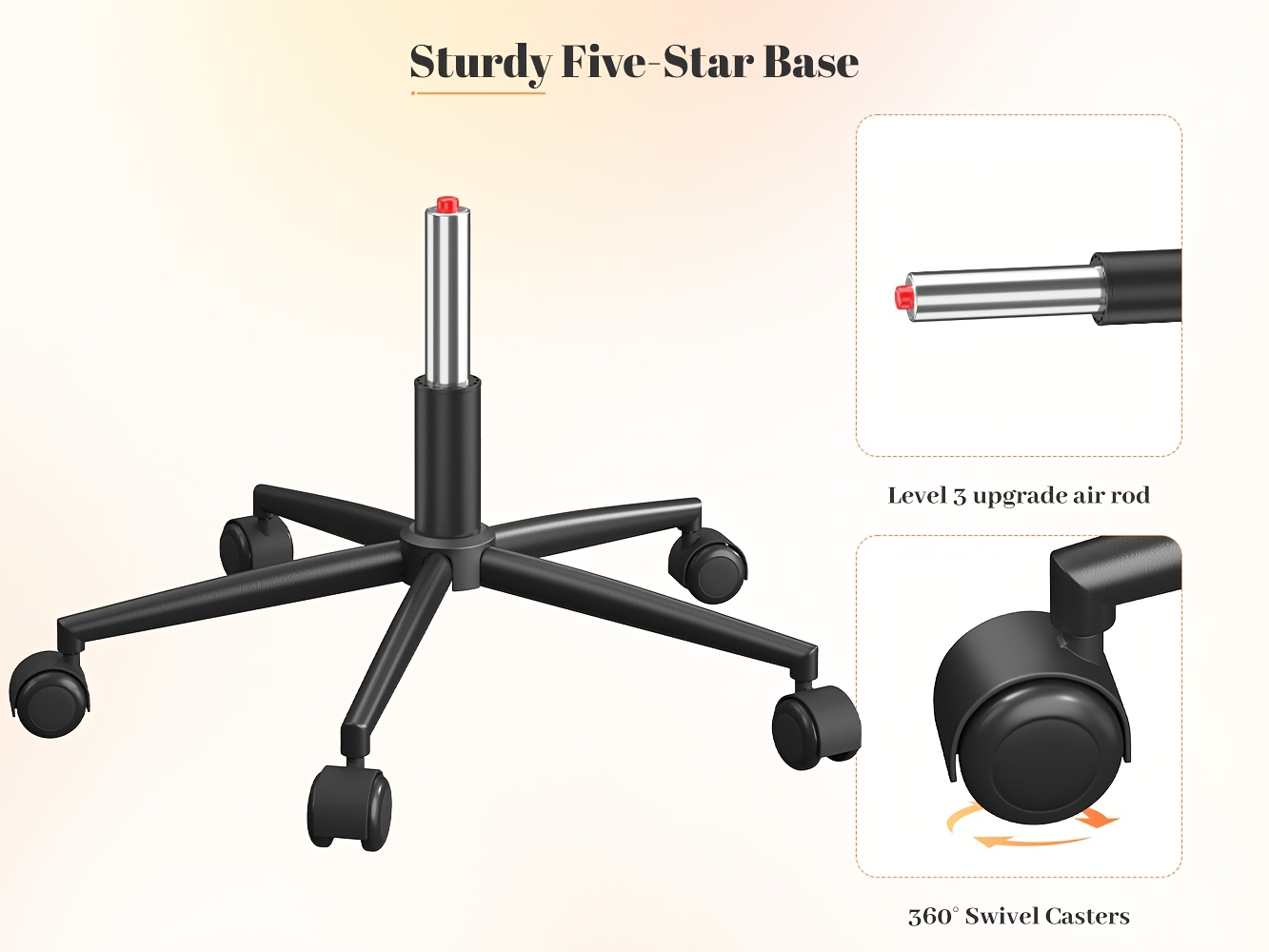 Modern Office Crossover Wheelchair, Luxurious Plush Vanity Chair with Wheels, Adjustable Armrests, Ergonomic Office Chair Suitable for Bedrooms, Computer Makeup Rooms, And Offices, Available in White, Black, Pink, And Gray, Stable And Durable