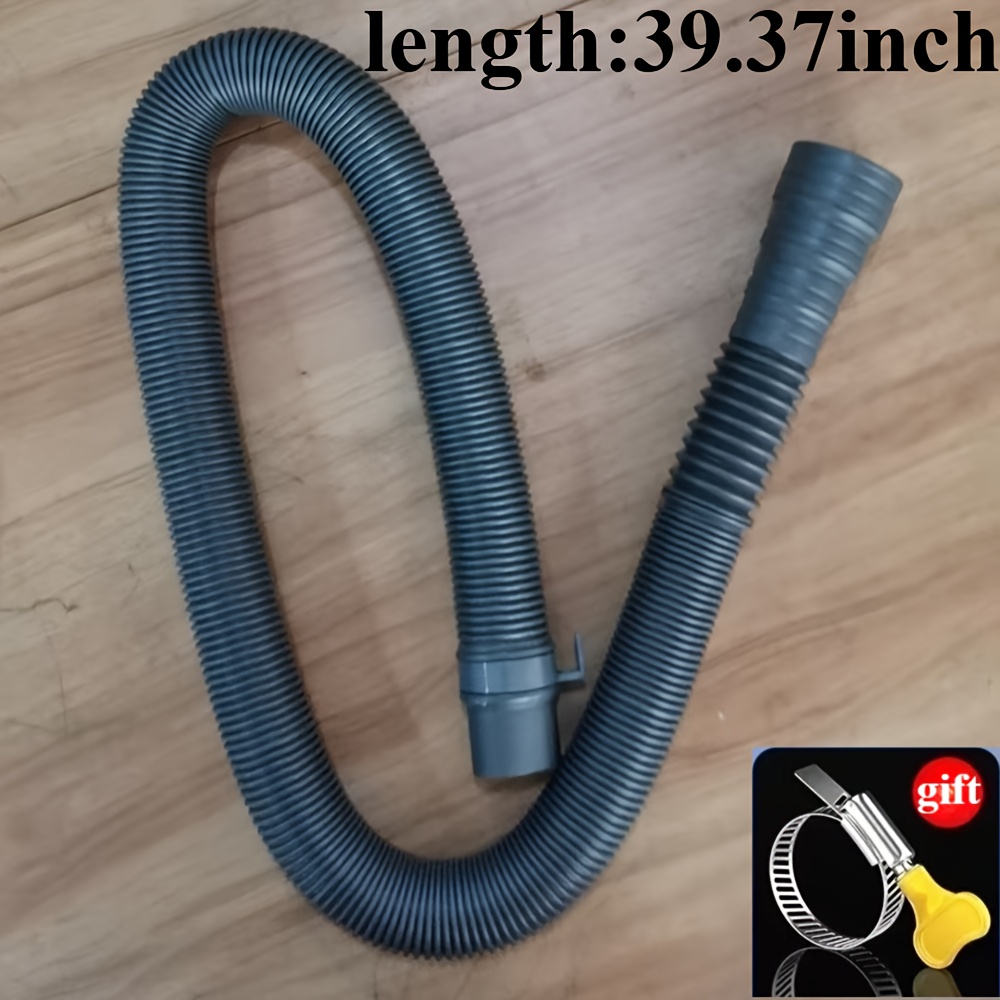 E-shop 1 Stück Hochleistungs-RV-Abflussverlängerungsschlauch - Flexibler Gummi-Kanaladapter, 118,18" verstärktes Design für Wohnmobile, ,