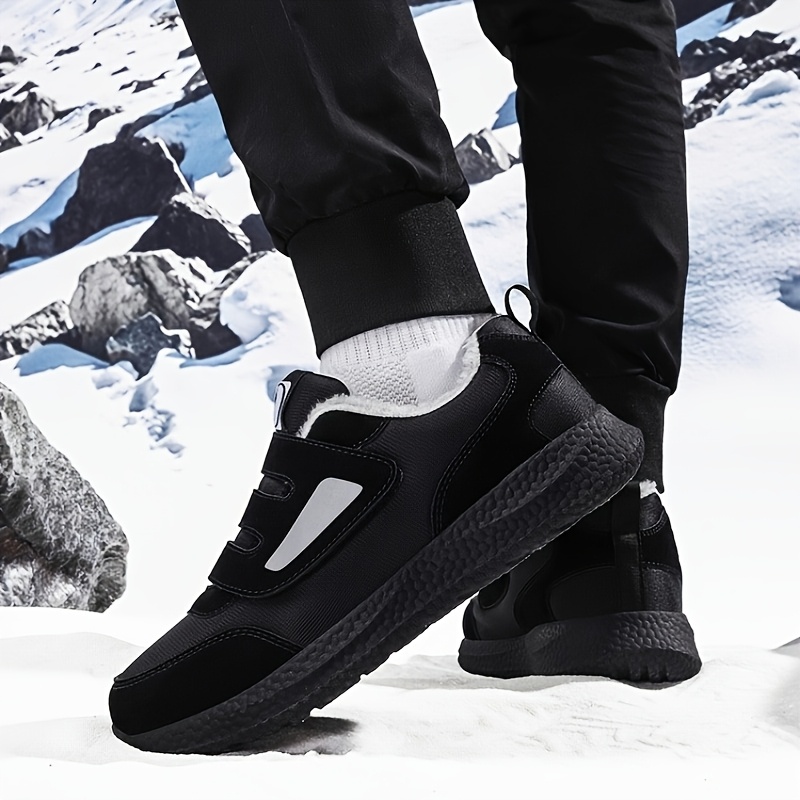 winter shoes fleece lined warm shoes for the elderly walking shoes