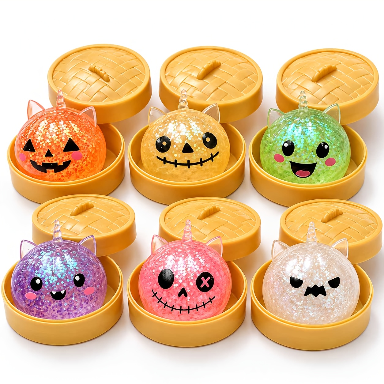 13 piezas (5 panecillos y   y  ) / 4 piezas (2 panecillos y 1   y 1 base) paquete de recuerdos para fiestas infantiles, paquetes de recuerdos para fiestas de múltiples artículos, artículos para fiestas,    , lindo y divertido,   para el  , regalos para fiestas, regalos para   de   y regalos de halloween