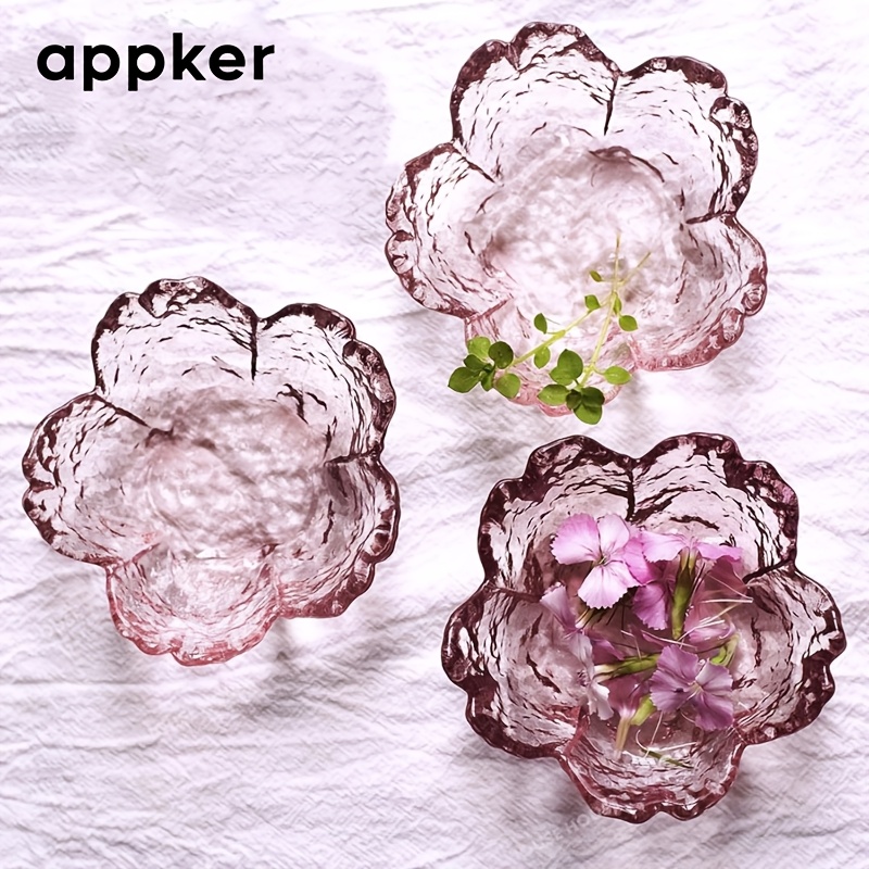 TEMU Appker 3pcs Or 5pcs Sets: Gold-embellished Cherry Tableware Set â Includes Dinner Plate, Bowl, Dessert Bowl, Fruit Bowl And Sauce Dish. Perfect