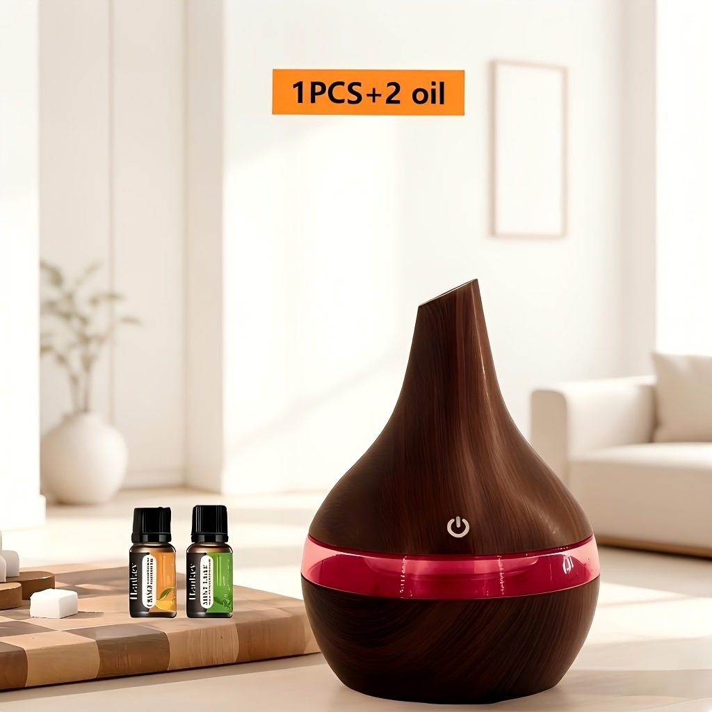 TEMU 300ml Usb Diffuser Humidifier For Bedroom And Office, Waterless Fragrance Oil Diffuser With Essential Oils