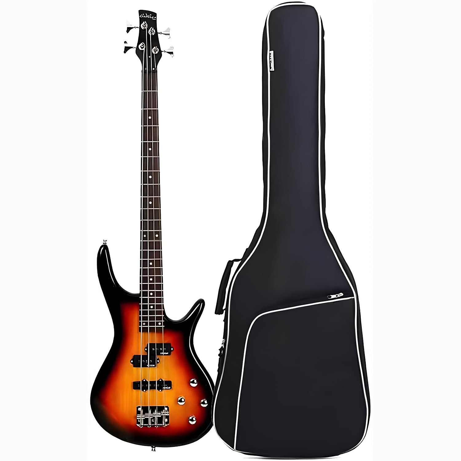 TEMU Guitar Bag 10mm Cushioning Layer Gig Bag Electric Guitar Bag Backpack With Neck Strap And Multiple Pockets Black