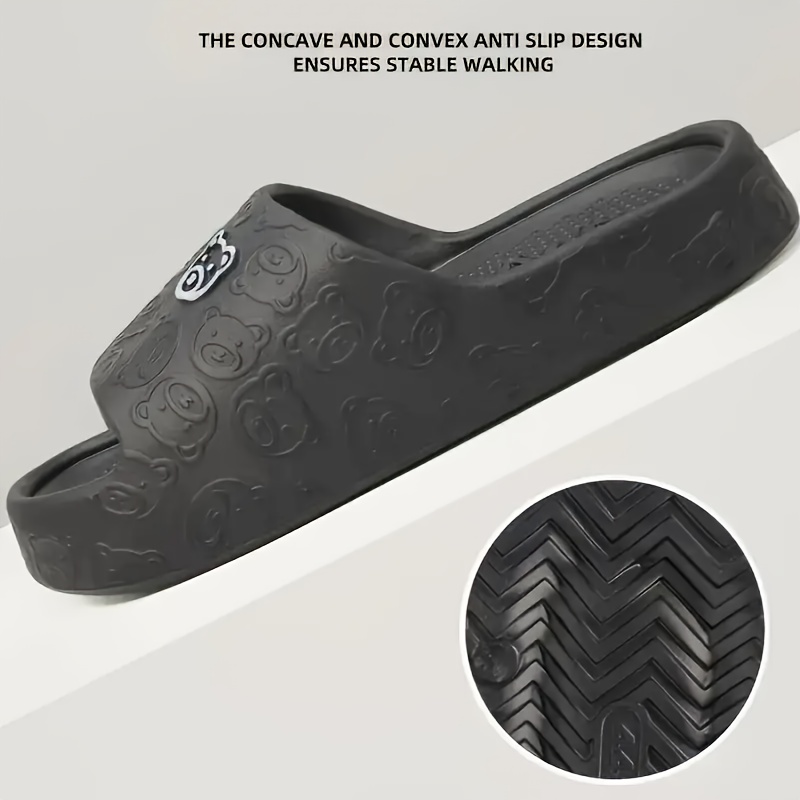 Little Bear Lady Slippers, Anti-slip Wear-resistant Quick-drying EVA Material, Multiple Colors Available