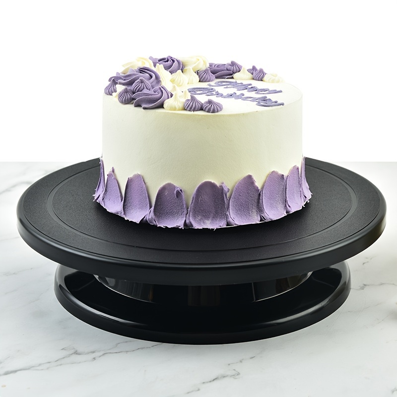 Soporte para tartas, plato giratorio para tartas, 9.8 in y 11.8 in, placa  giratoria profesional para tartas, aleación de aluminio resistente, gira