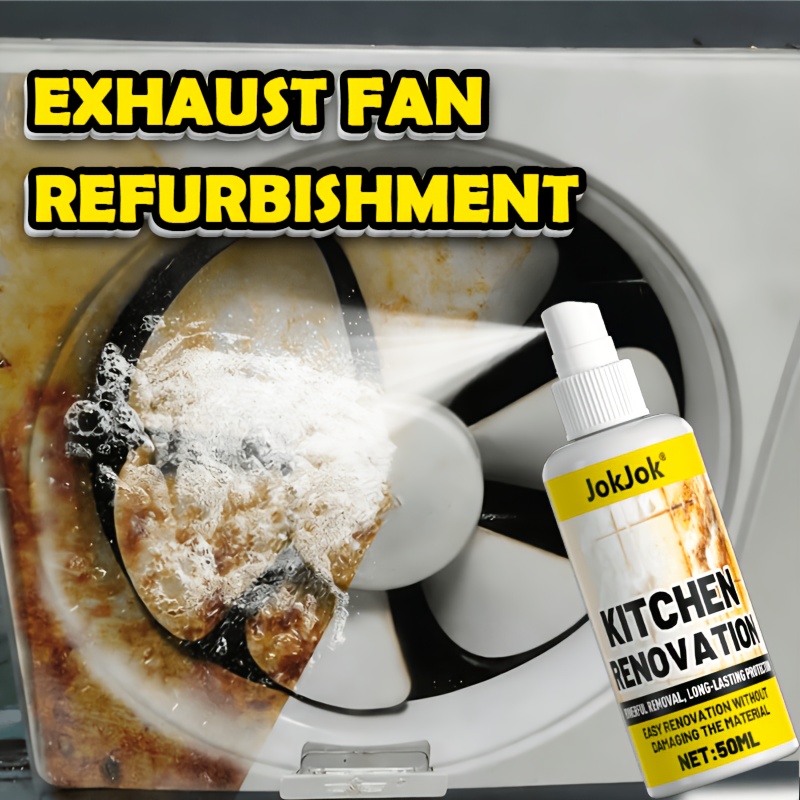 Spray profesional pentru recondiționarea suprafețelor din bucătărie - Îndepărtează eficient grăsimea și reziduurile de gătit, ideal pentru hote, grătare, plite și electrocasnice metalice, menținând o aspectă strălucitoare și proaspătă
