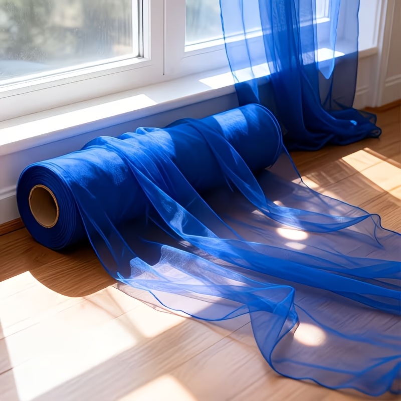 TEMU Disponibile in opzioni da 1 rotolo: 50m/1978.4in (extra-) e 30m/1191in (). una lussuosa con un tessuto in tulle traslucido. per matrimoni, feste