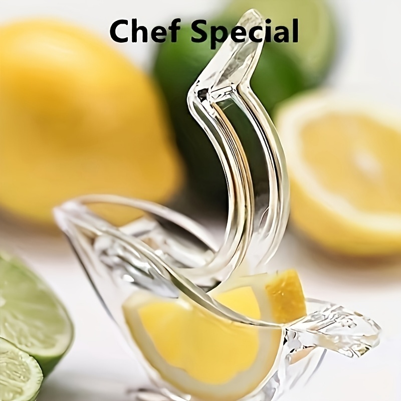 1pc acrylic bird shaped lemon squeezer portable hand juicer for lemonade cocktails salad dressing fruit extractor for orange lime pomegranate details 2
