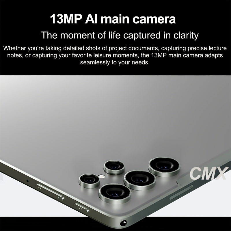 10 Inch Android 15 Tablet PC 2-in-1 Pad met Toetsenbord, Muis, Hoes & Stylus - 256GB ROM, 24GB RAM (6+18GB Uitbreidbaar), 5MP+13MP Camera, Grote Batterij, 1920x1200 HD Display, Wi-Fi 5