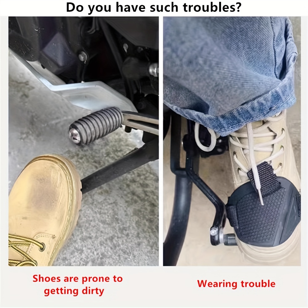 Gommino Leva Cambio Moto 4PCS - Copertura Antiscivolo 8mm Per Protezione Scarpe - Foto 2