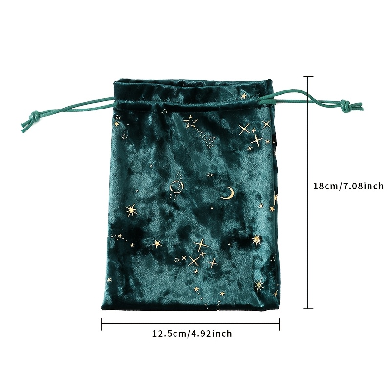 TEMU Gift For Her/him 1pc, Drawstring Storage Bag, Card Storage Bag, Storage Bag, Starry Flower Shape, Purple, Green, Red, Blue Gift Bag