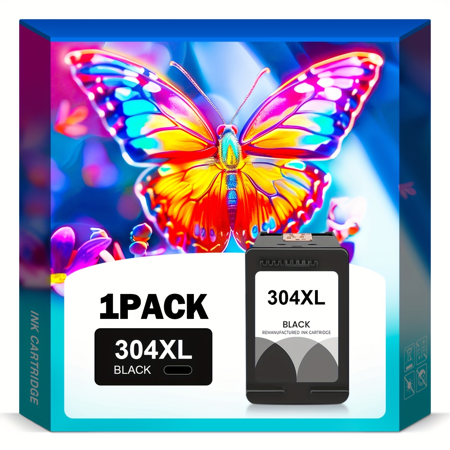 Compatible For 304xl Ink Cartridges Suitable For 2620/2630/3720/3721/3730 & 5010/5020/5030 Printers, High- Replacement Toner Refill, Compatible For 304/304xl Printer Cartridges