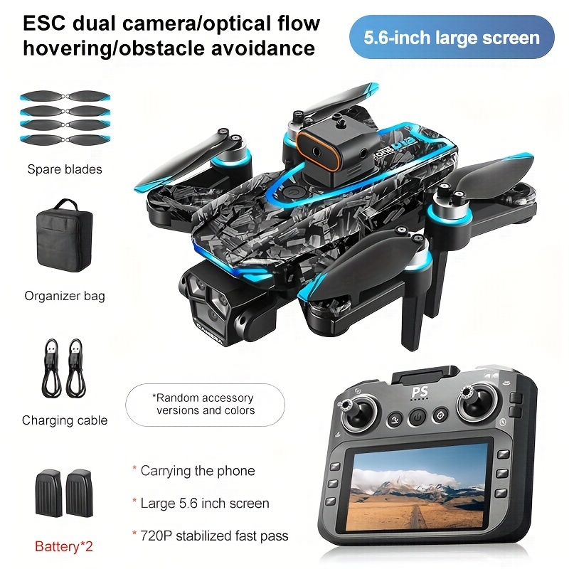item picture d13 dual battery large screen remote control   with brushless   obstacle avoidance   hovering zoom photography multi speed       landing   gift