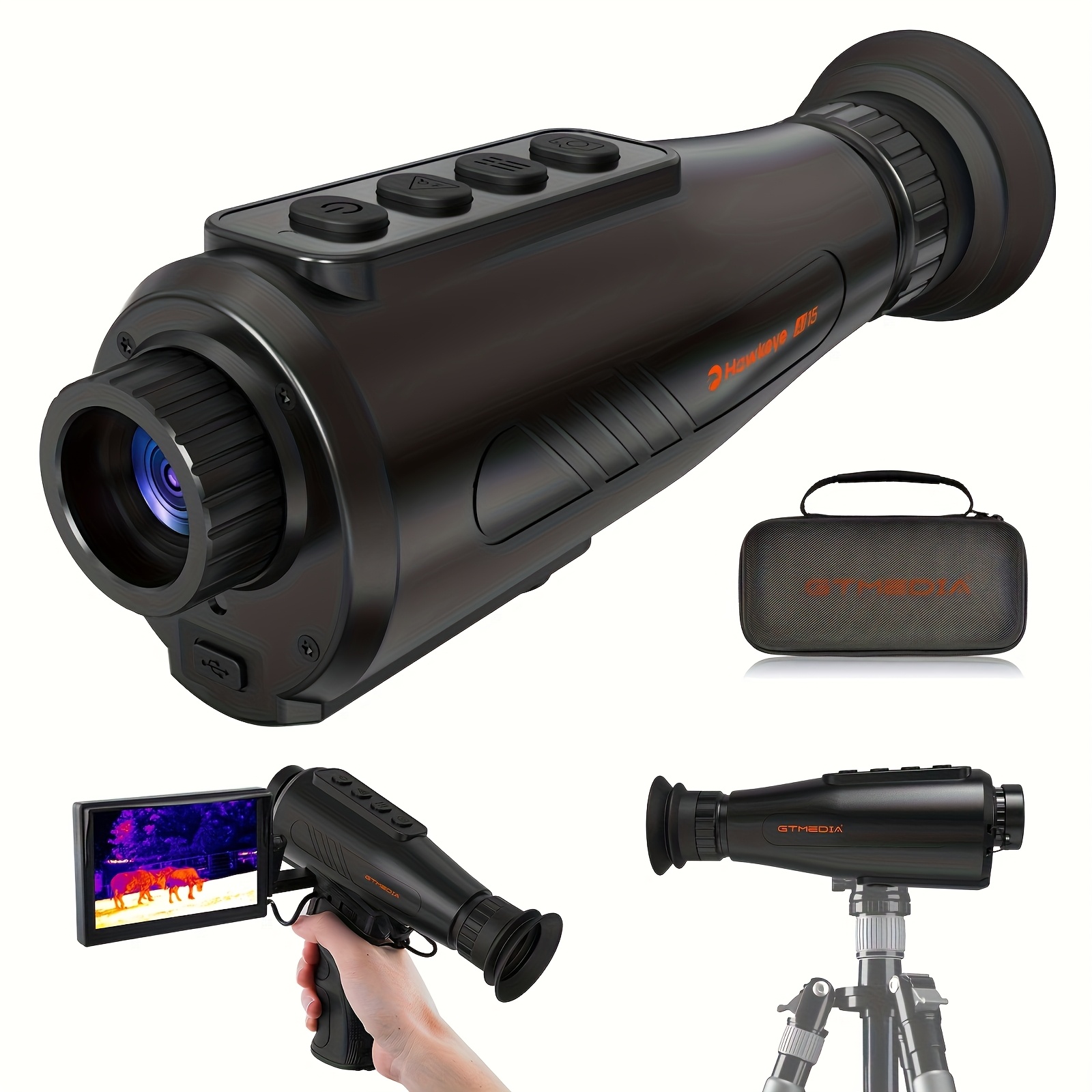 GTMEDIA Ai15 4k HD Thermal Imaging Scope with 1.43