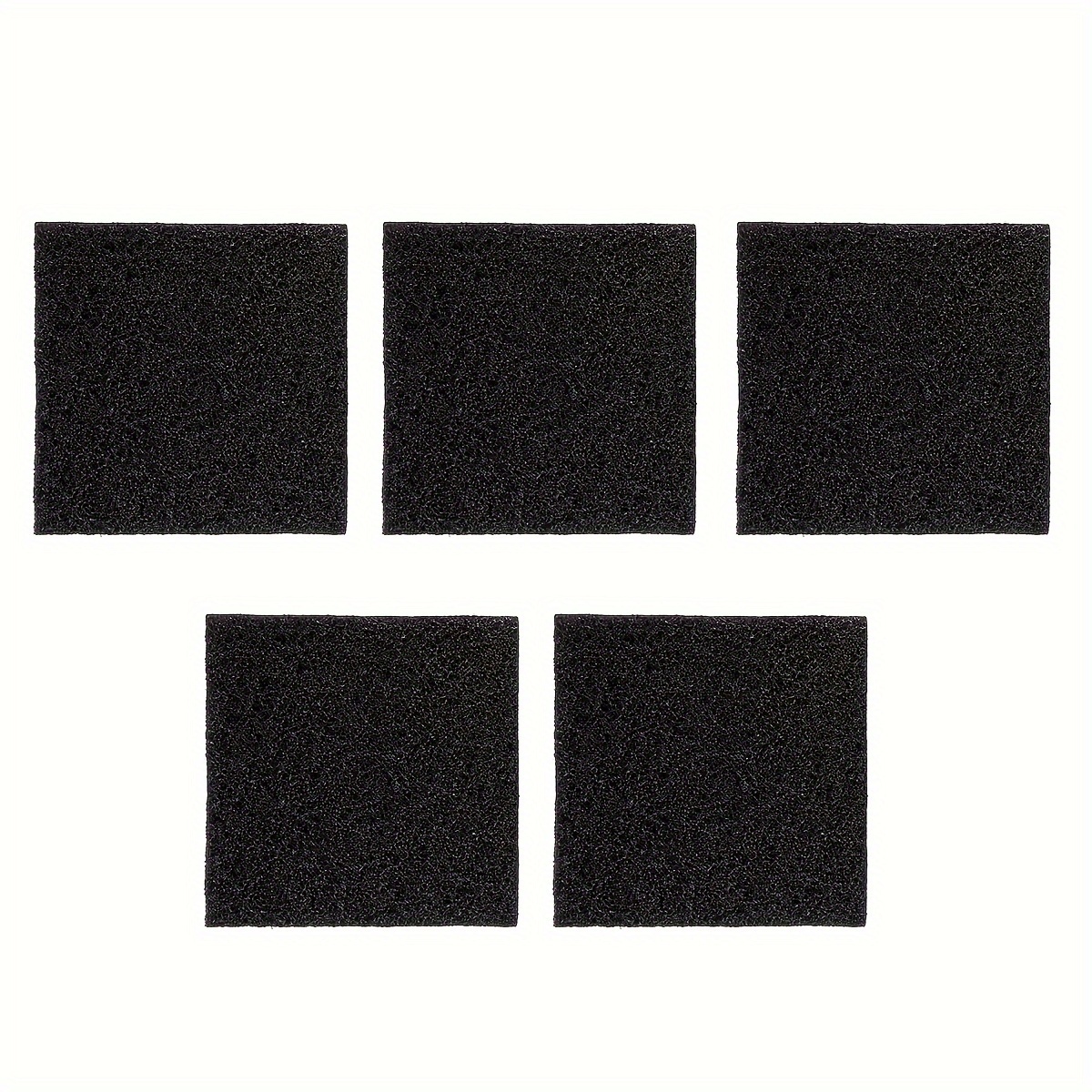 Image of 5pcs Black 16cm/6.3in Charcoal Cat Litter , Replacment Carbon Odor Filters For Hooded Cat Litter Boxes, Activated Charcoal Filters Supplier