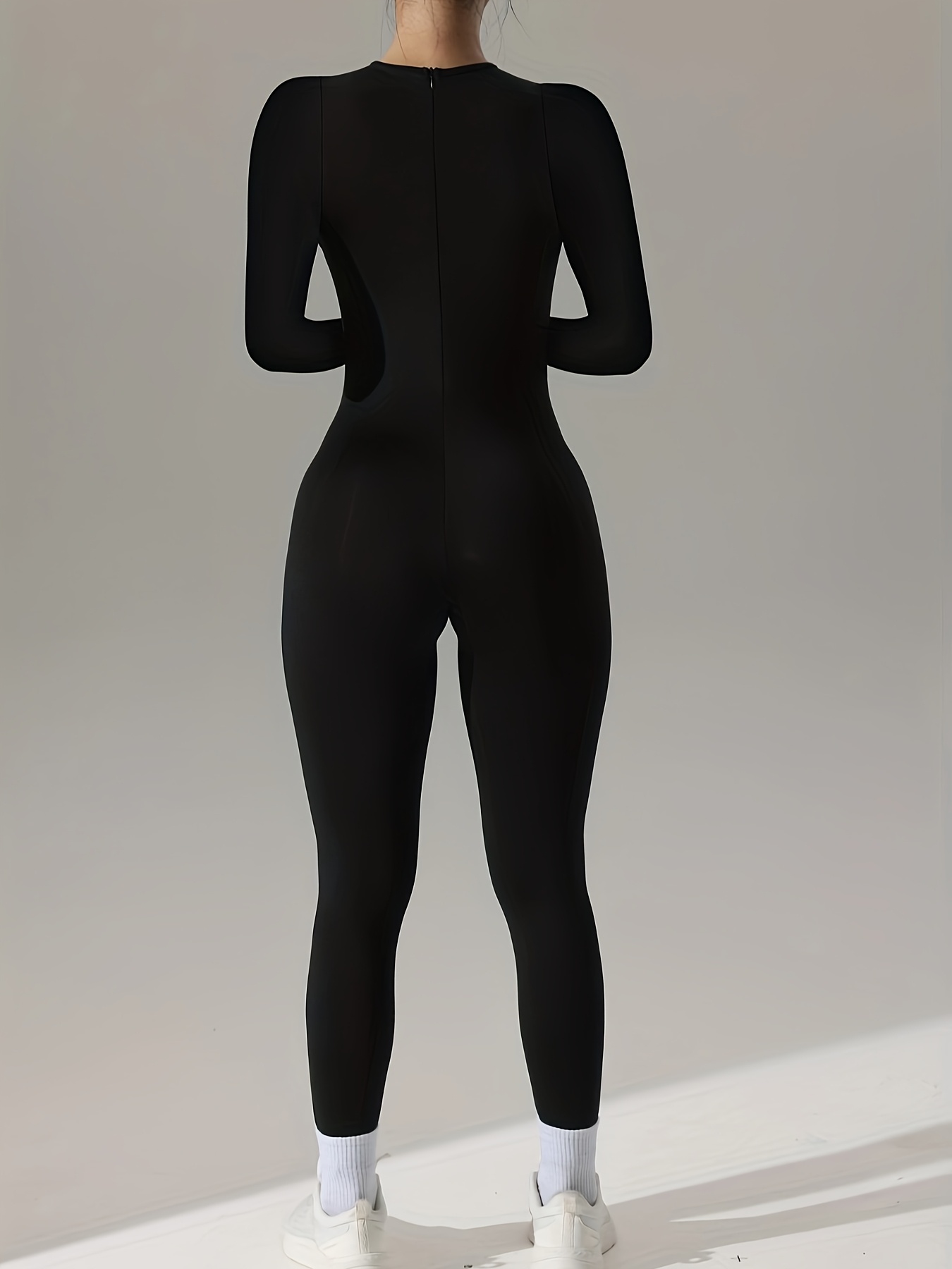 traje deportivo casual larga cremallera en espalda Temu