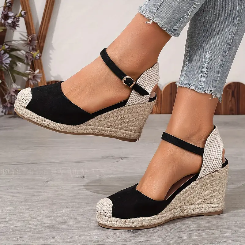 Schnür sandalen mit keilabsatz Clearance