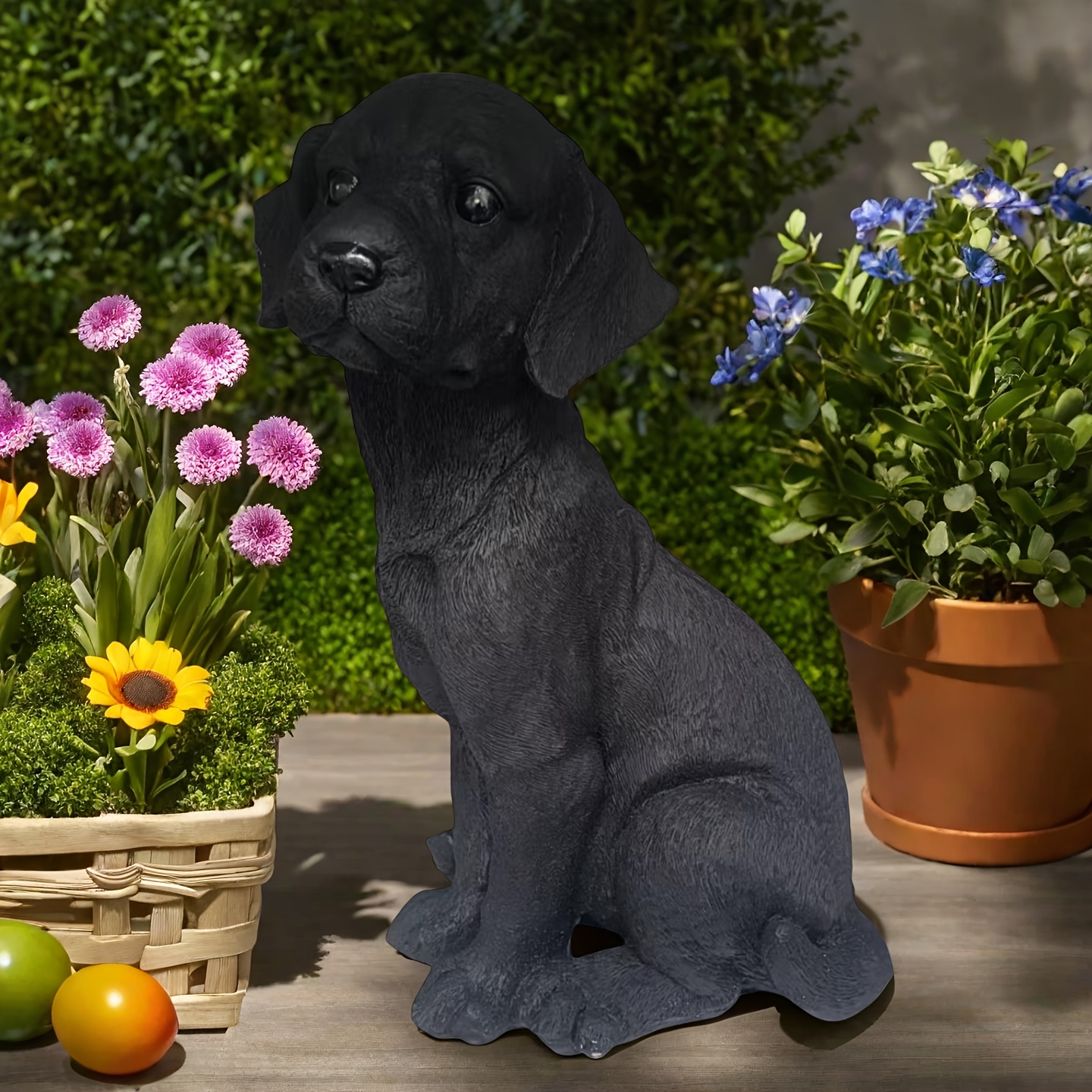 1pc of dog bonsai hanging ornament, outdoor garden resin craft, decorative  statue | Today's Deals | Temu