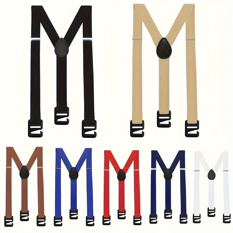 

1pc Men's Suspenders, Adjustable Elastic Suspenders