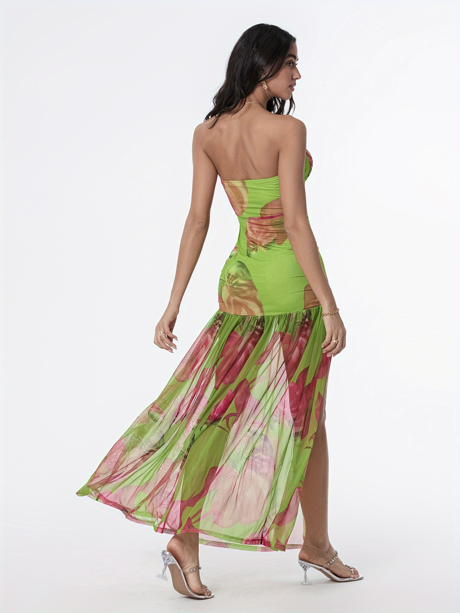 floral bodycon wedding guest dress PRETTYGARDEN Wedding Guest Dresses for Women Spring Floral Bodycon Sle
