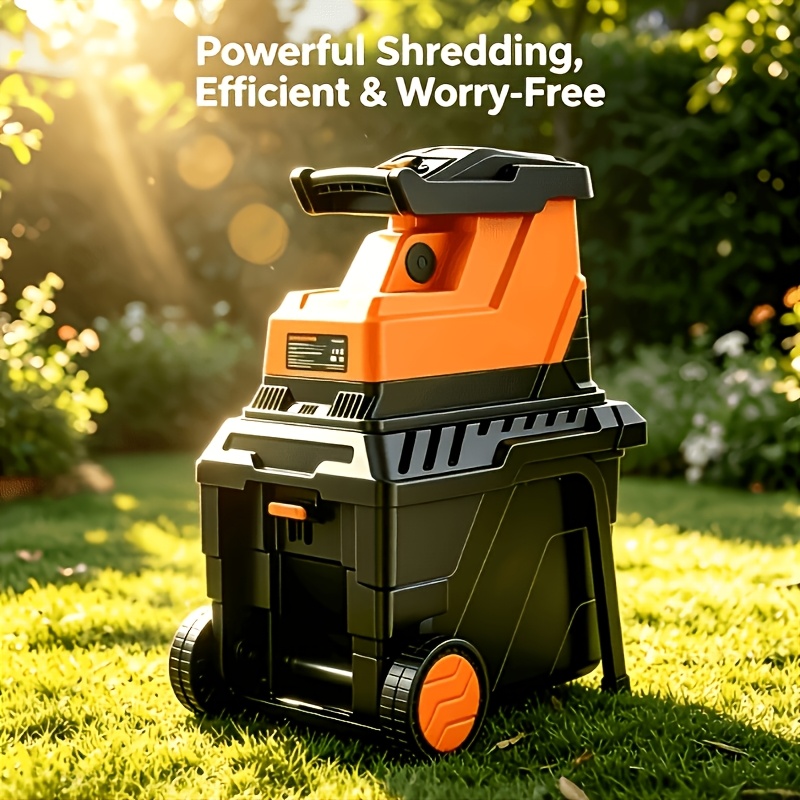 Image of Garden With 3100w Brushless Motor, 450 Nm Torque, , 8-tooth , Adjustable Cutting , 45mm Max Branch Size, 56l Collection Box, Protection-ideal For Dry Branches