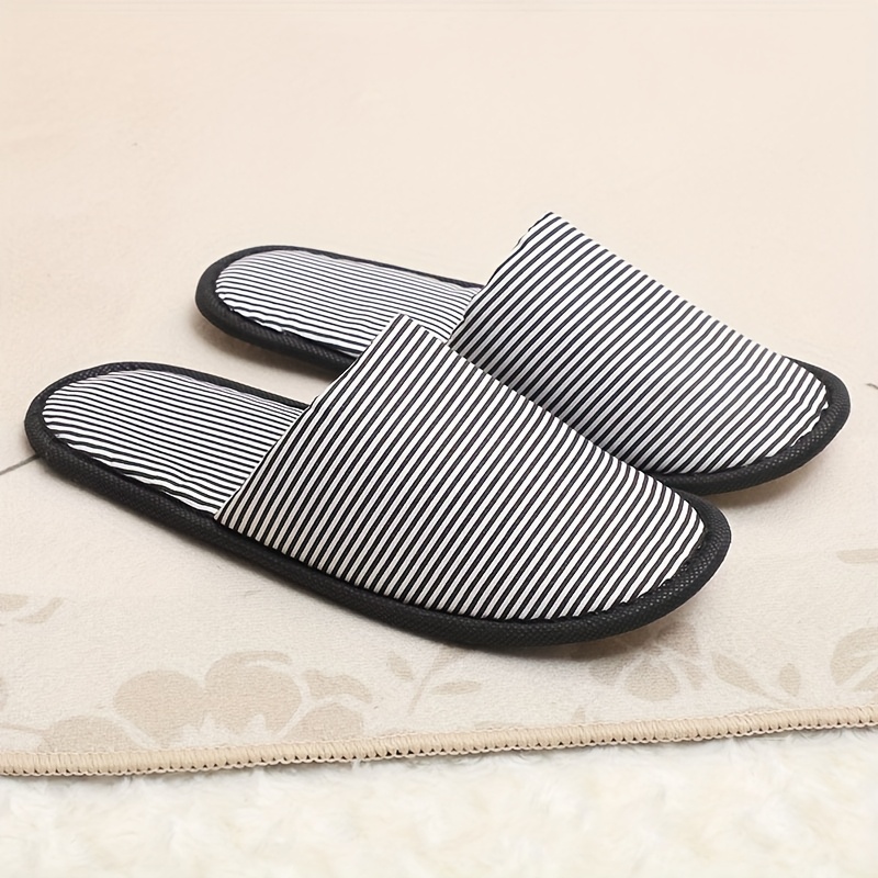 Image of Disposable All- Floral Slippers With Covered Toes And Soles For Use In Hotels, Travel, Camping, Parties, And Home Guests., Women Shoes