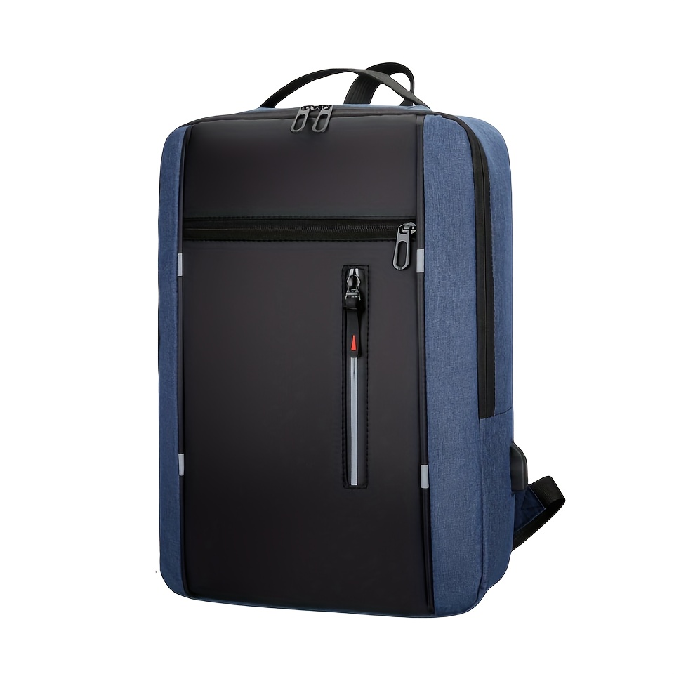 TEMU 1 sac à dos grande capacité avec port de chargement USB externe et compartiment pour ordinateur portable pour voyages air, camping, randonnée,