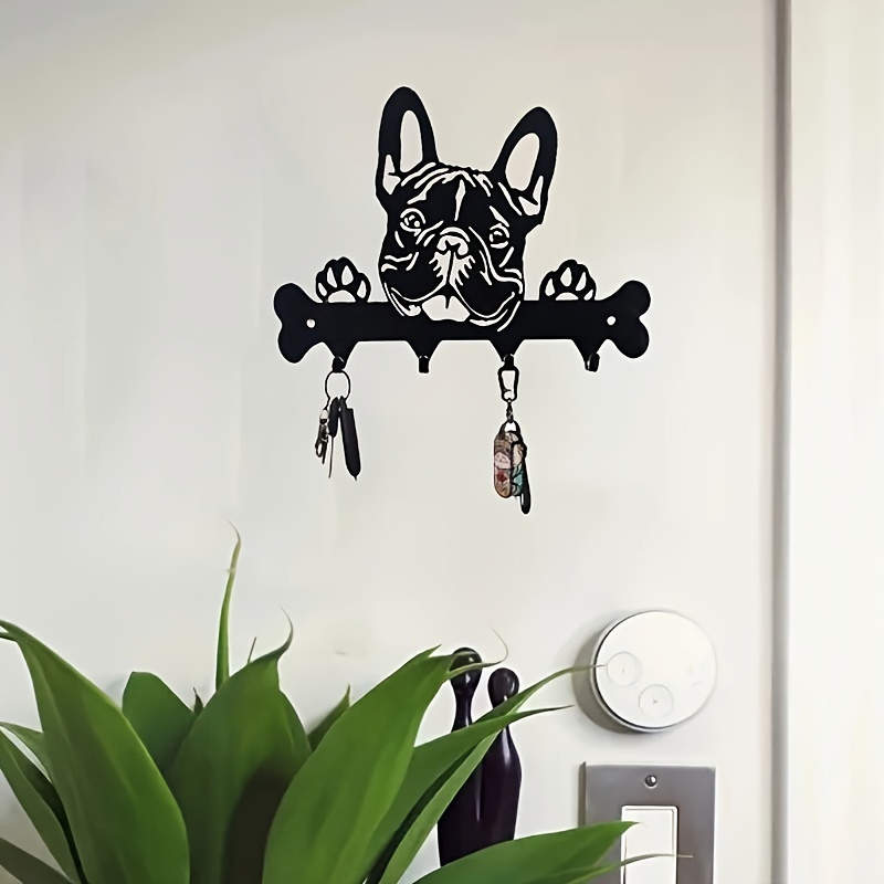 

Industrial Key Hooks - 1pc -mounted Key Holder With Powder Coated , Wall Hooks For Organizing Keys And Small Items